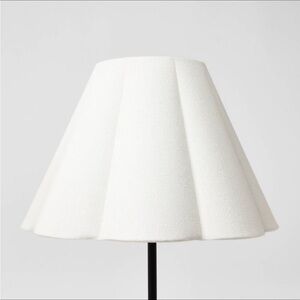 Scallop Pleated Lamp Shade White - Threshold™ designed with Studio McGee